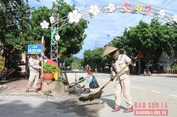Thuận Châu thu gom, xử lý rác thải sinh hoạt