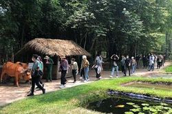 Khách đến các khu du lịch tăng mạnh