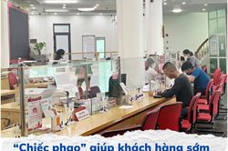 'Chiếc phao' giúp khách hàng sớm khôi phục sản xuất, kinh doanh