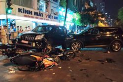 Ô tô tông liên hoàn ở Hà Nội: Chuyển hồ sơ sang Cơ quan điều tra Bộ Quốc phòng