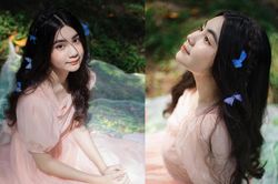 Con gái thứ 2 của MC Quyền Linh lớn phổng phao, xinh như nàng thơ ở tuổi 14