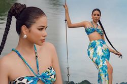 Vừa về Mỹ, Phạm Hương đã xả kho ảnh 'quậy đục nước' tại Việt Nam