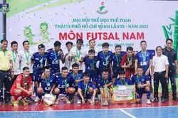Quận 8 vô địch Giải Futsal Đại hội TDTT TP.HCM 2022