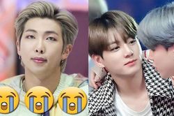 Jungkook BTS khiến thần tượng RM quê độ vì mải ngắm Jimin