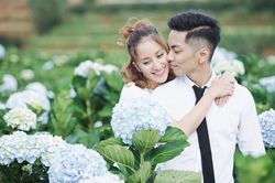 Hé lộ ảnh cưới của Khánh Thi và Phan Hiển ở Pháp