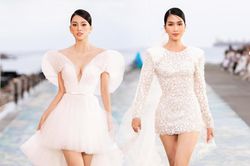Tiểu Vy, Phương Anh lướt nhẹ như nhung trên sàn runway, lấn át dàn thí sinh Miss World Vietnam 2022