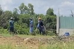 Phát hiện 1 thi thể bé trai dưới sông Đồng Môn
