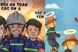 Các bạn trẻ tri ân 3 chiến sĩ cứu hỏa: Từ vần thơ đến nét vẽ lay động lòng người