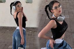 Ngọc Trinh hồi teen, hóa thân thành nữ sinh công nghệ chính hiệu cùng mốt quần tụt độc đáo