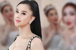 Xôn xao khoảnh khắc Lâm Khánh Chi rạng rỡ diện váy cưới hát hò