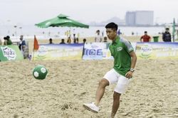 Tinh thần bóng đá 'rực lửa' trong Lễ hội bóng đá biển Huda 2022