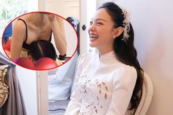 Vừa cưới chưa bao lâu, Minh Hằng bất ngờ tung ảnh 'đè đầu cưỡi cổ' chồng