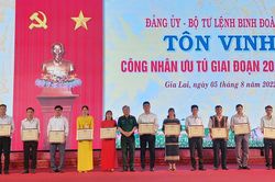 Binh đoàn 15: Tôn vinh công nhân ưu tú giai đoạn 2017-2022
