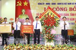 Quảng Lạc đón Bằng công nhận xã Nông thôn mới
