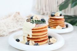Cuối tuần làm bánh pancake ăn sáng, đảm bảo cả nhà ai cũng thích mê!
