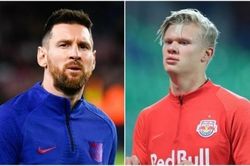 HLV Pep Guardiola so sánh Erling Haaland với Lionel Messi