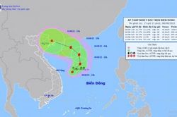 Áp thấp nhiệt đới có khả năng mạnh lên thành bão trong đêm nay