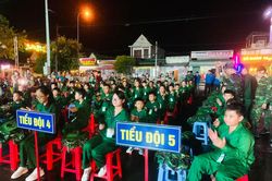 Đạ Tẻh: Lễ xuất quân Học kỳ Quân đội
