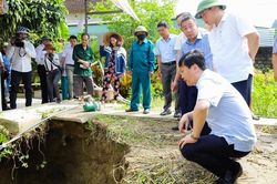 Đình chỉ hoạt động Công ty Tân Hoàng Khang, điều tra vụ hố tử thần tại Nghệ An