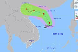 Áp thấp nhiệt đới mạnh lên thành bão số 2, biển động mạnh