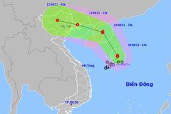 Áp thấp nhiệt đới trên Biển Đông mạnh lên thành bão, Đà Nẵng còn mưa