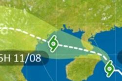 Bão số 2 mạnh lên khi vào vịnh Bắc Bộ, miền Bắc mưa lớn