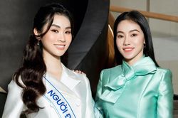 Miss World Vietnam 2022: Người đẹp Bản lĩnh Nguyễn Thùy Linh chung khung hình với Chủ tịch Phạm Kim Dung