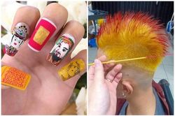 Thót tim phong cách làm đẹp chẳng giống ai vào tháng cô hồn