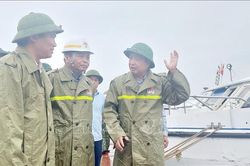 Thứ trưởng Bộ NN&PTNT kiểm tra công tác phòng, chống bão tại Quảng Ninh