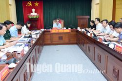 Ban Thường vụ Tỉnh ủy cho ý kiến một số chủ trương quan trọng