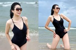 Trịnh Kim Chi lăn lộn dưới biển để khoe thân hình quyến rũ tuổi 51