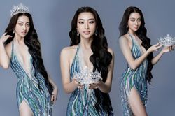 Váy dạ hội 'gây sốt' của Lương Thùy Linh cho thời khắc final walk: Tinh xảo và ý nghĩa