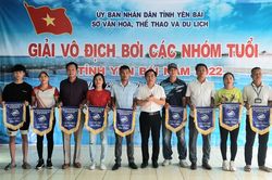 130 VĐV tham gia giải Vô địch bơi các nhóm tuổi Yên Bái năm 2022