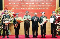 Chung sức đóng góp hiệu quả duy trì hòa bình, ổn định trên thế giới