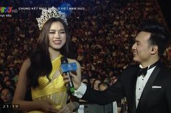 Đỗ Thị Hà xinh đẹp lộng lẫy nhưng bị 'quê' khi nói 'bikini' thành 'bikili'