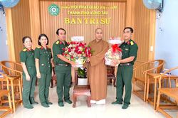 Ban Chỉ huy Quân sự TP.Vũng Tàu chúc mừng mùa Vu lan - Báo hiếu Phật lịch 2566