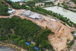 Đề nghị xử lý vi phạm tại dự án Khu du lịch sinh thái Trí Nguyên trên đảo Hòn Miễu