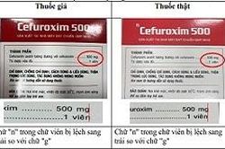Phát hiện thuốc kháng sinh Cefuroxim 500 giả