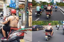 Bắt trend mặc áo hở hang, chàng trai làm nhiều người khó hiểu