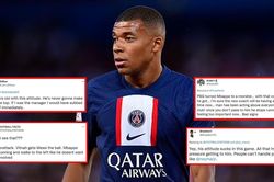Fan dậy sóng trước thái độ thi đấu 'khó coi' của Mbappe