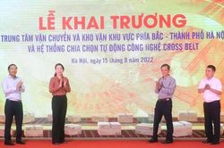 Khai trương hệ thống chia chọn hàng hóa dùng công nghệ Cross Belt công suất lớn nhất Việt Nam