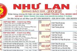 Bánh Trung thu Như Lan - Hương vị đậm đà bản sắc Việt