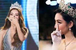 Khoảnh khắc Thùy Tiên xúc động khi nghe Lương Thùy Linh phát biểu kết thúc nhiệm kỳ