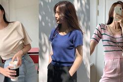 Mẫu áo tinh tế hơn nhiều so với áo phông, nàng 30+ diện thì trông như 20
