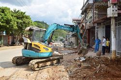 Mường La đẩy nhanh tiến độ thi công các công trình xây dựng cơ bản
