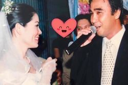 Ảnh cưới 'cực phẩm' 19 năm trước của MC Quyền Linh và bà xã doanh nhân bỗng 'hot trở lại'