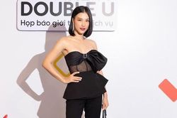 Á hậu Hoàng Oanh xuất hiện đầy sắc sảo, nói về chuyện chăm con với chồng cũ khiến netizen ngạc nhiên