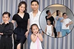 Gia đình Khánh Thi - Phan Hiển bắt trend nhảy nhót, thái cực khác nhau của Kubi và Anna gây bất ngờ