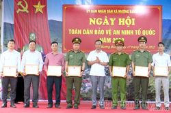 Mường Báng tổ chức điểm Ngày hội toàn dân bảo vệ an ninh Tổ quốc