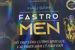 Phát hiện thực phẩm hỗ trợ tăng cường sinh lực Hàu sâm FASTRO MEN chứa chất cấm